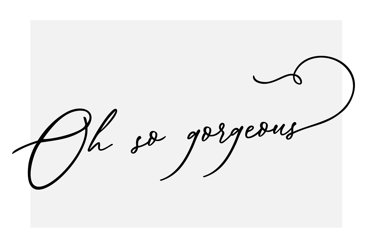 Musings Script Font preview 8