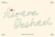 CS Airena Dashed, a Script Font by Craft Supply Co. (Thumbnail 1 of 8)