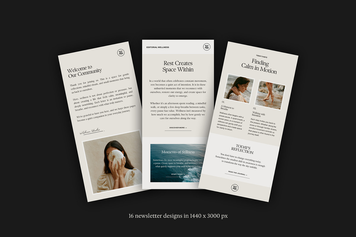 Editorial Newsletter Templates, an Email Template by Wildnun Studio (Photo 3 of 18)