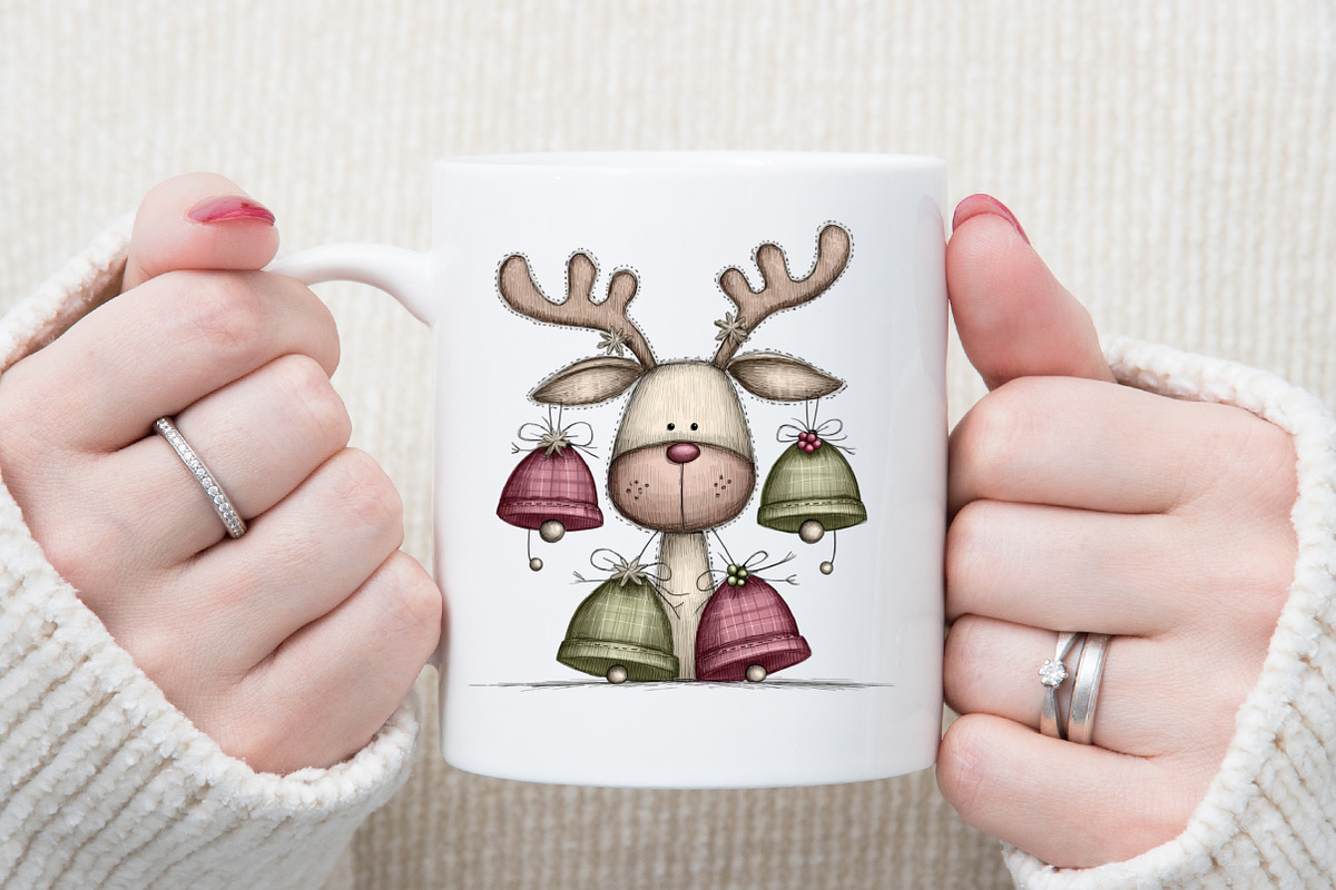 Santa Sleigh and Reindeer Christmas, an Illustration by Sublimation Artist (Photo 5 of 6)