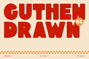CS Guthen Drawn, a Sans Serif Font by Craft Supply Co. (Thumbnail 1 of 8)