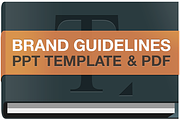 PPT Brand Guidelines Template, a Presentation Template by Makoto (Thumbnail 1 of 5)