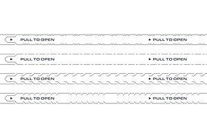 Perforated tear strip border line, an Object Illustration by Buch&Bee