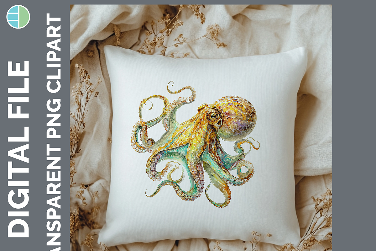 Marine Invertebrate Clipart, 25 PNG, an Animal Illustration by Enliven Designs (Photo 5 of 8)