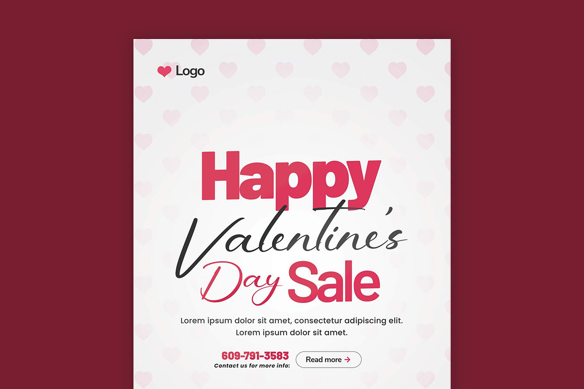 Valentine's Day Flyer, a Flyer Template by Saman Osama (Photo 2 of 3)