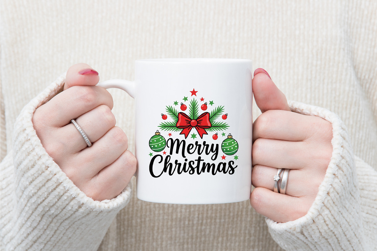 Preppy Christmas Merry & Bright PNG, an Illustration by designcity5 (Photo 8 of 8)