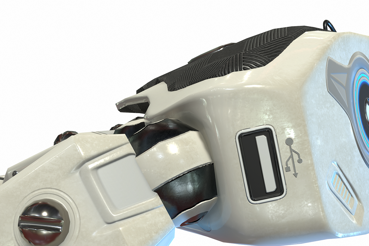 Robot Hand Low Poly PBR, an Object 3D Model by Daniel Mikulik (Photo 12 of 14)