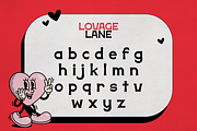 Lovage Lane, a Sans Serif Font by HipFonts (Thumbnail 2 of 10)