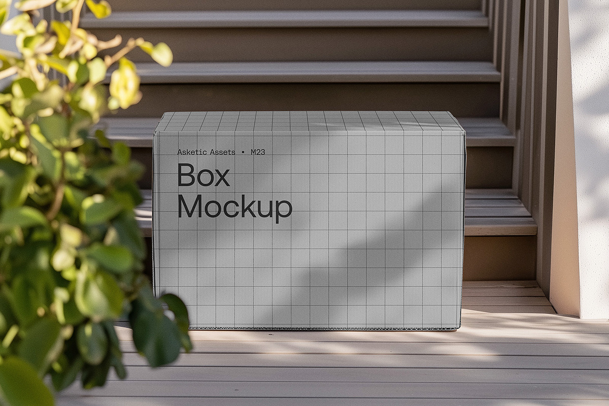 Box Mockup M23, a Packaging Mockup by Asketic (Photo 2 of 3)