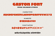 Extra Bold Sans Serif Font - Gaston, a Sans Serif Font by Calamar Studio (Thumbnail 12 of 12)