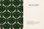 Arctic Foxes Seamless Pattern, a Pattern Graphic by Dina Mae (Thumbnail 3 of 15)
