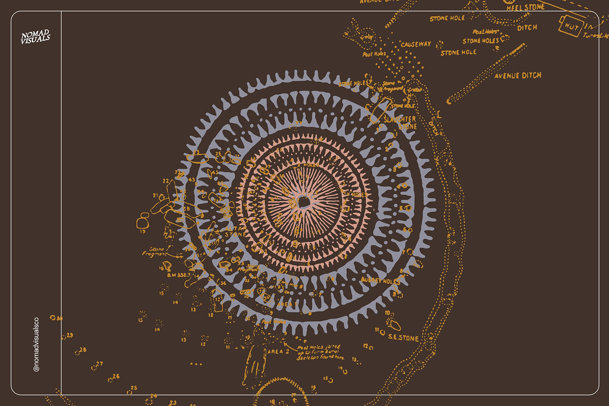Stonehenge - Illustrations and Plans, an Illustration by Nomad Visuals (Photo 6 of 14)