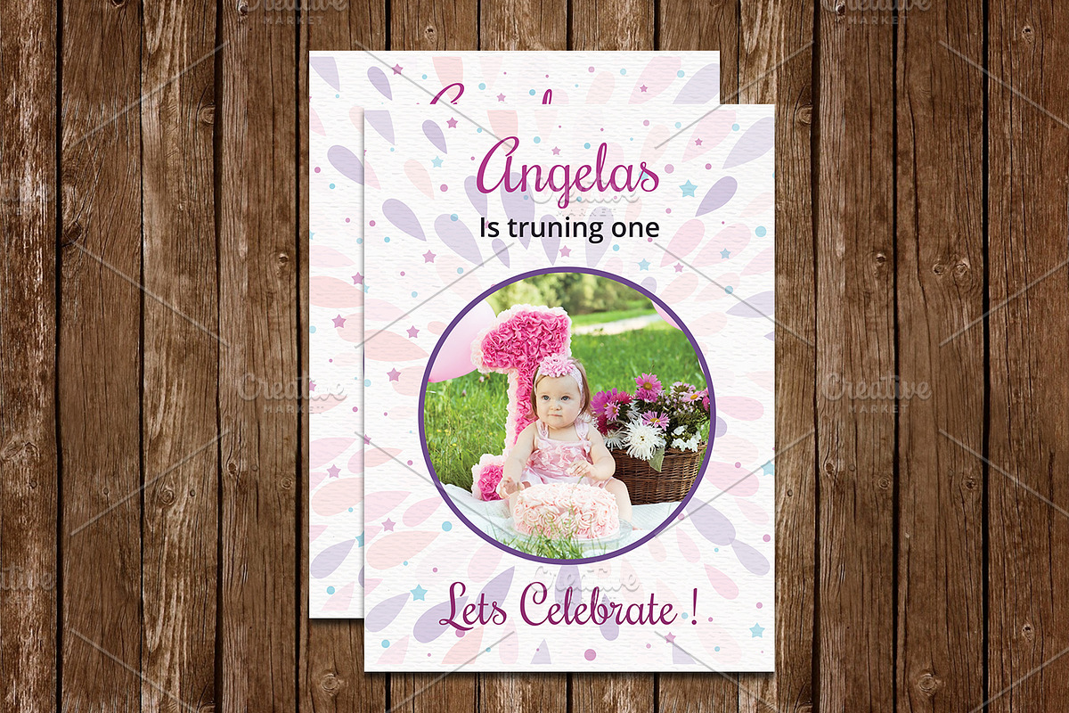Birthday Party Invitation Card-V628, a Flyer Template by Template Shop (Photo 2 of 4)