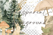 Cute Forest Animal Clipart | Woodlan, an Illustration by BigCakeBee (Thumbnail 2 of 4)