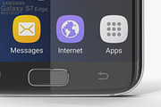 Samsung Galaxy S7 Edge Black Mockup, an Android Mockup by PSD Mockups (Thumbnail 7 of 7)