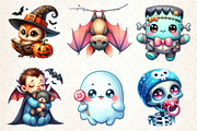 Kawaii Baby Halloween Clipart, an Illustration by Dream Creation (Thumbnail 5 of 6)