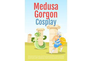 Medusa Gorgon Cosplay Brochure