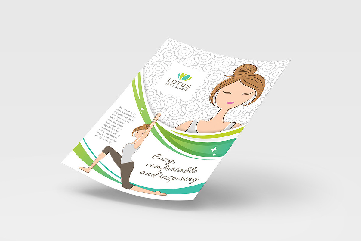 Yoga Studio Poster Template, a Flyer Template by BrandPacks (Photo 4 of 5)