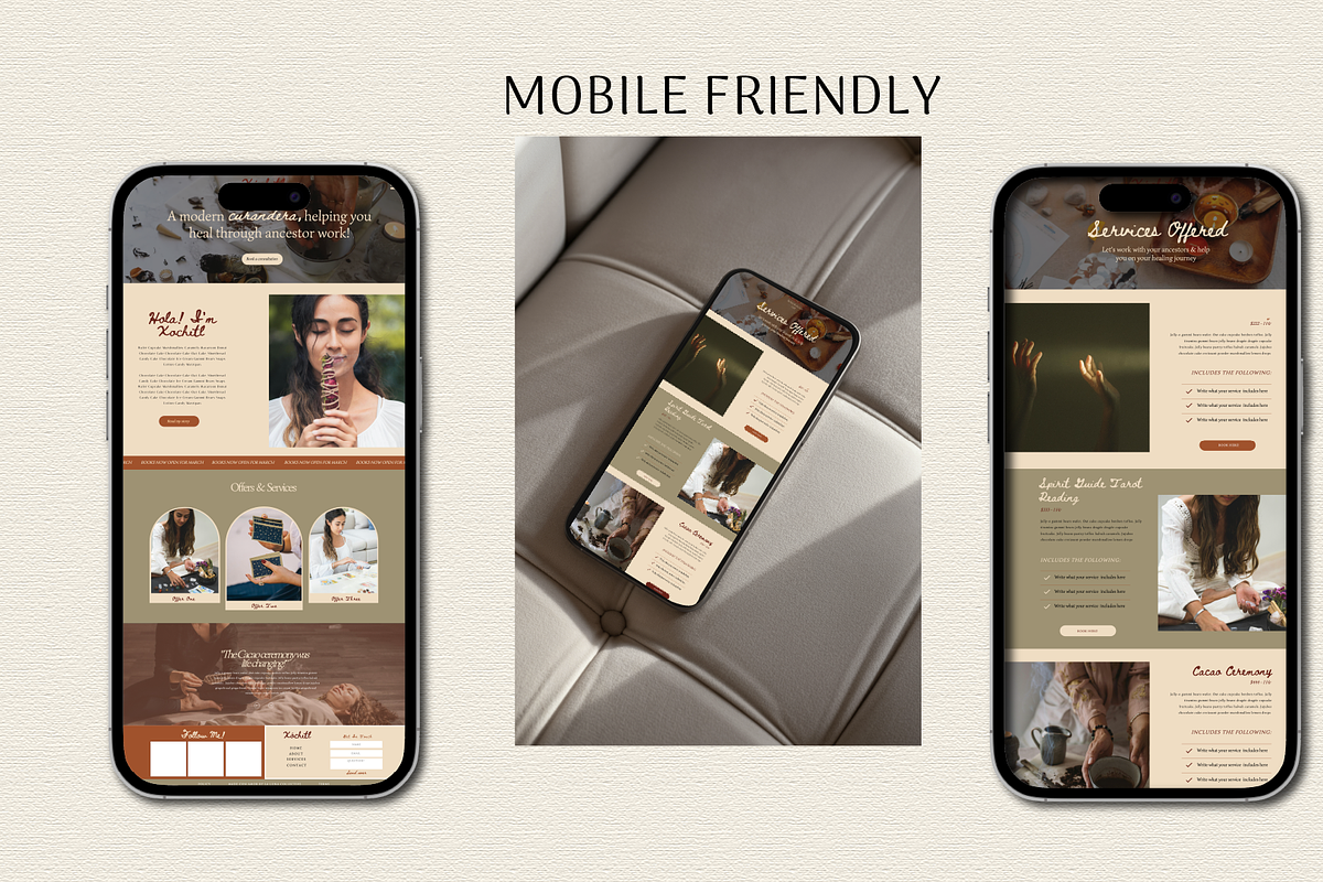 Showit Website Template for Coaches preview 2