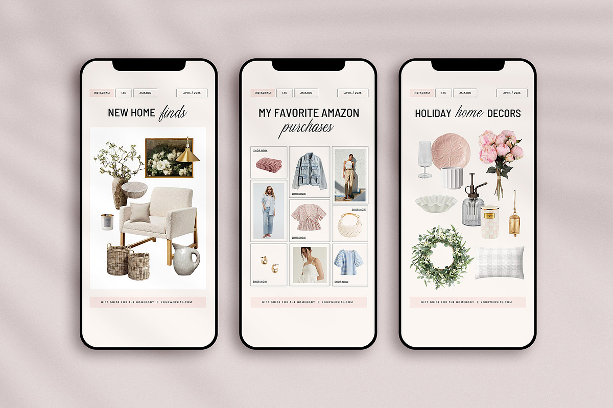 20 Canva LTK Instagram Template | Amare Creative