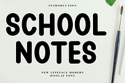 School Notes, a Script Font by InermediaSTUDIO (Thumbnail 1 of 7)