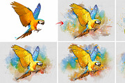 Car Watercolor Art Photo Effect, an Action Add-On by MRI STUDIO (Thumbnail 4 of 15)