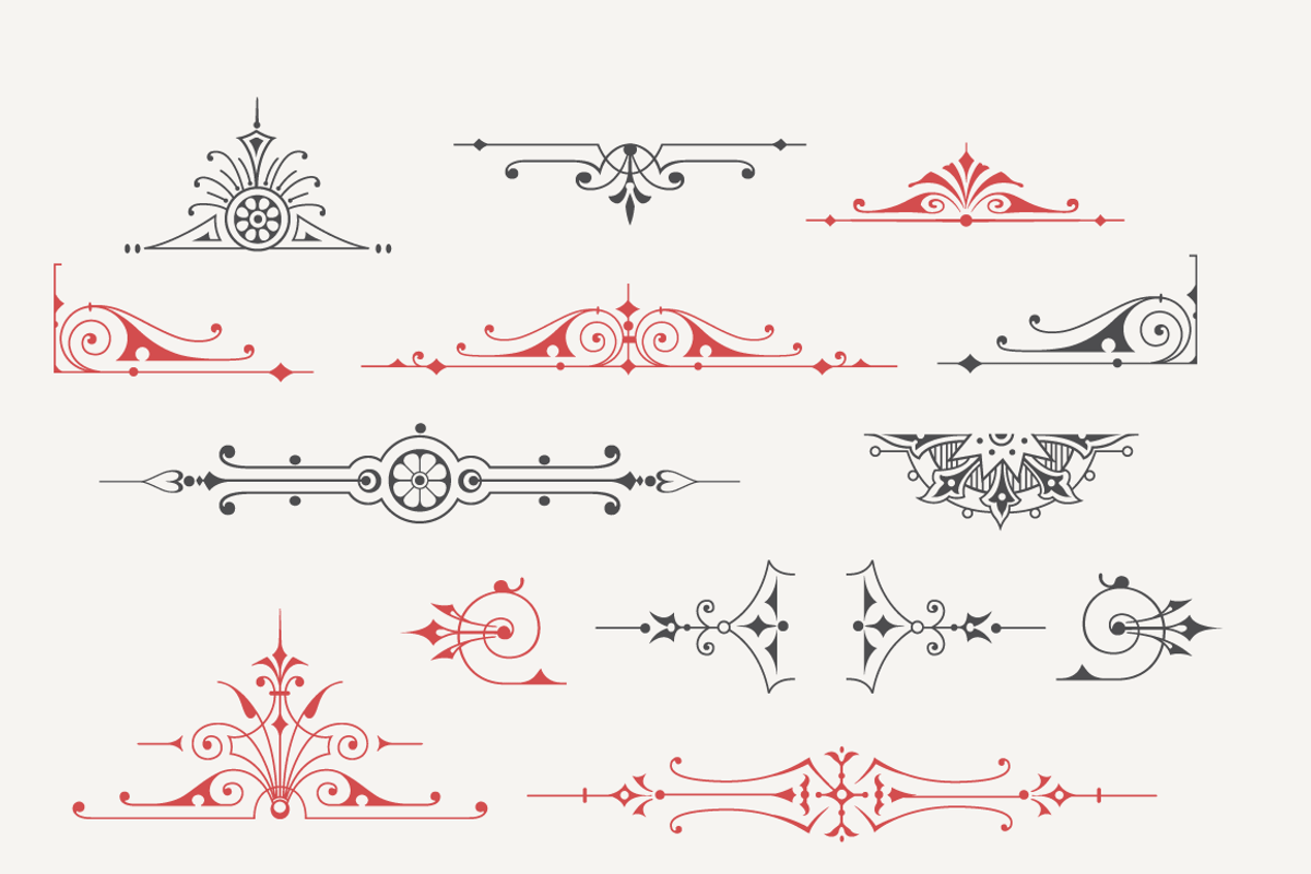 Flourishes Vector Kit N°7, an Illustration by Webalys (Photo 5 of 5)