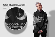Coach Jacket Mockup – Modelled, a Hoody Mockup by Studio Innate (Thumbnail 2 of 5)