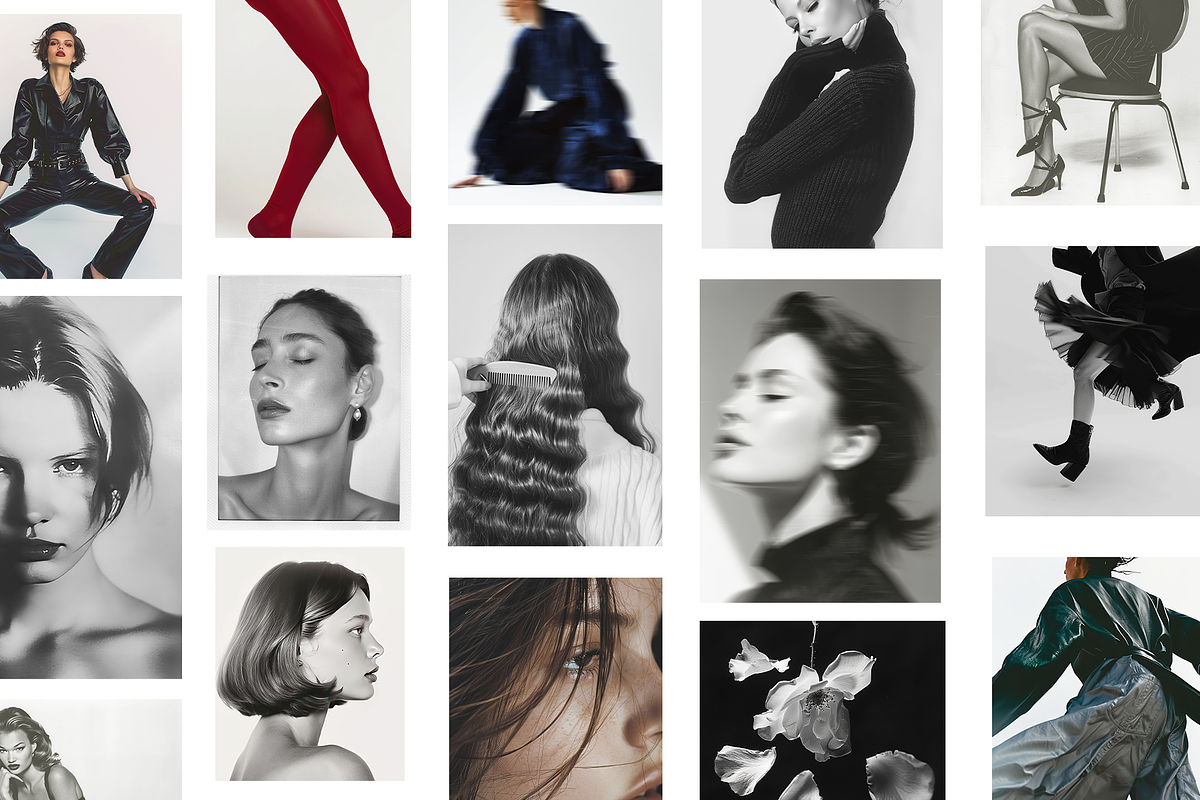 Editorial fashion Stock Image, a Beauty & Fashion Photo by Replika Machine (Photo 1 of 5)