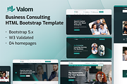 Valom - Consultancy HTML Template, a HTML Template by AliThemes (Thumbnail 1 of 6)