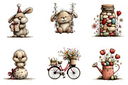 Whimsical Spring Easter Bundle, an Illustration by CreationArt (Thumbnail 3 of 5)