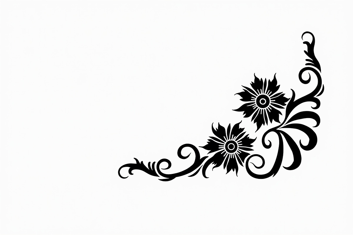 Elegant flower decorative design, an Illustration by Amazin_art (Photo 17 of 21)