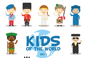 Kids of the world: Set 1, an Illustration by asantosg (Thumbnail 1 of 5)