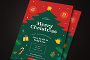 Christmas Party Flyer, a Flyer Template by VectorVactory (Thumbnail 3 of 3)