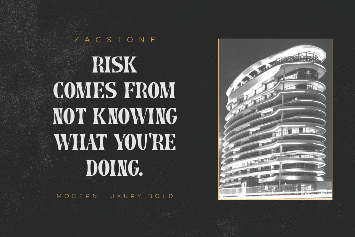 Zagstone - Modern Luxury Bold Serif, a Font by INSPR STD (Photo 10 of 10)