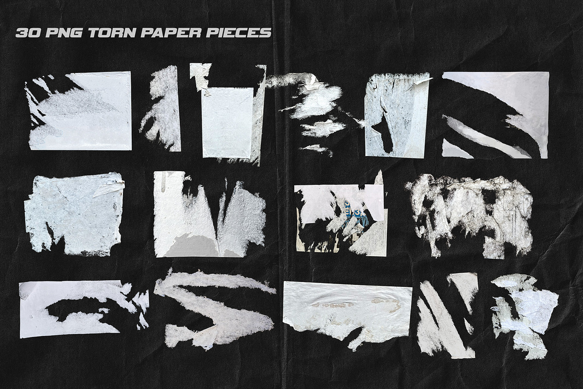 Grunge Artistic Toolkit Torn Paper, an Object Graphic by Marie T (Photo 5 of 19)