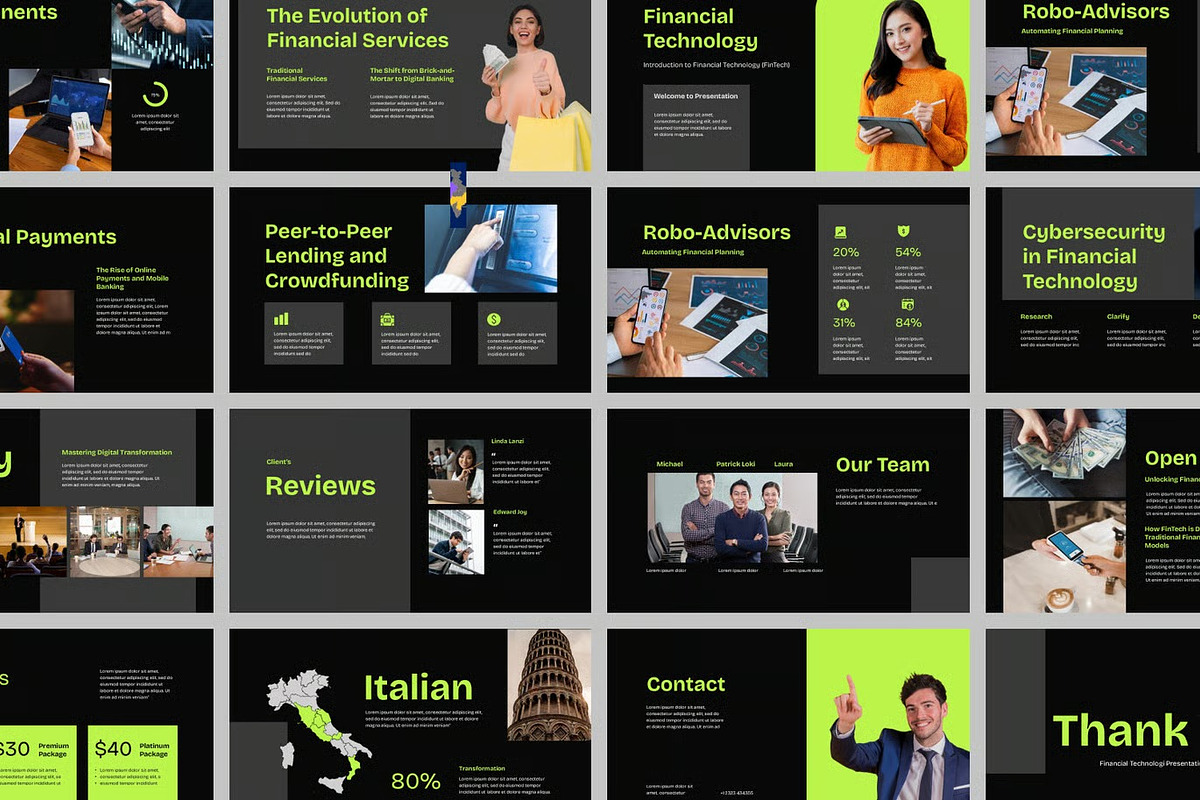 Financial Technology Powerpoint, a Presentation Template by Fit-tee (Photo 2 of 2)