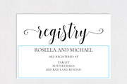 Registry Cards Editable SHR456, an Invitation Template by Shafura_Wedding (Thumbnail 4 of 5)