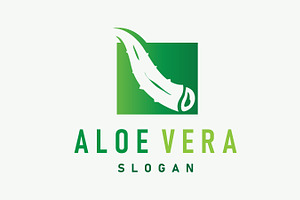 Aloe Vera Logo Design Simple, a Branding & Logo Template by Maylianaw28