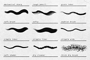Crayon Doodle Drawing Brushes, a Brush Add-On by BrushArchive (Thumbnail 4 of 6)