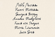 Artist Handwriting & Paper Cut Font, a Handwritten Font by Laras Wonderland (Thumbnail 6 of 11)