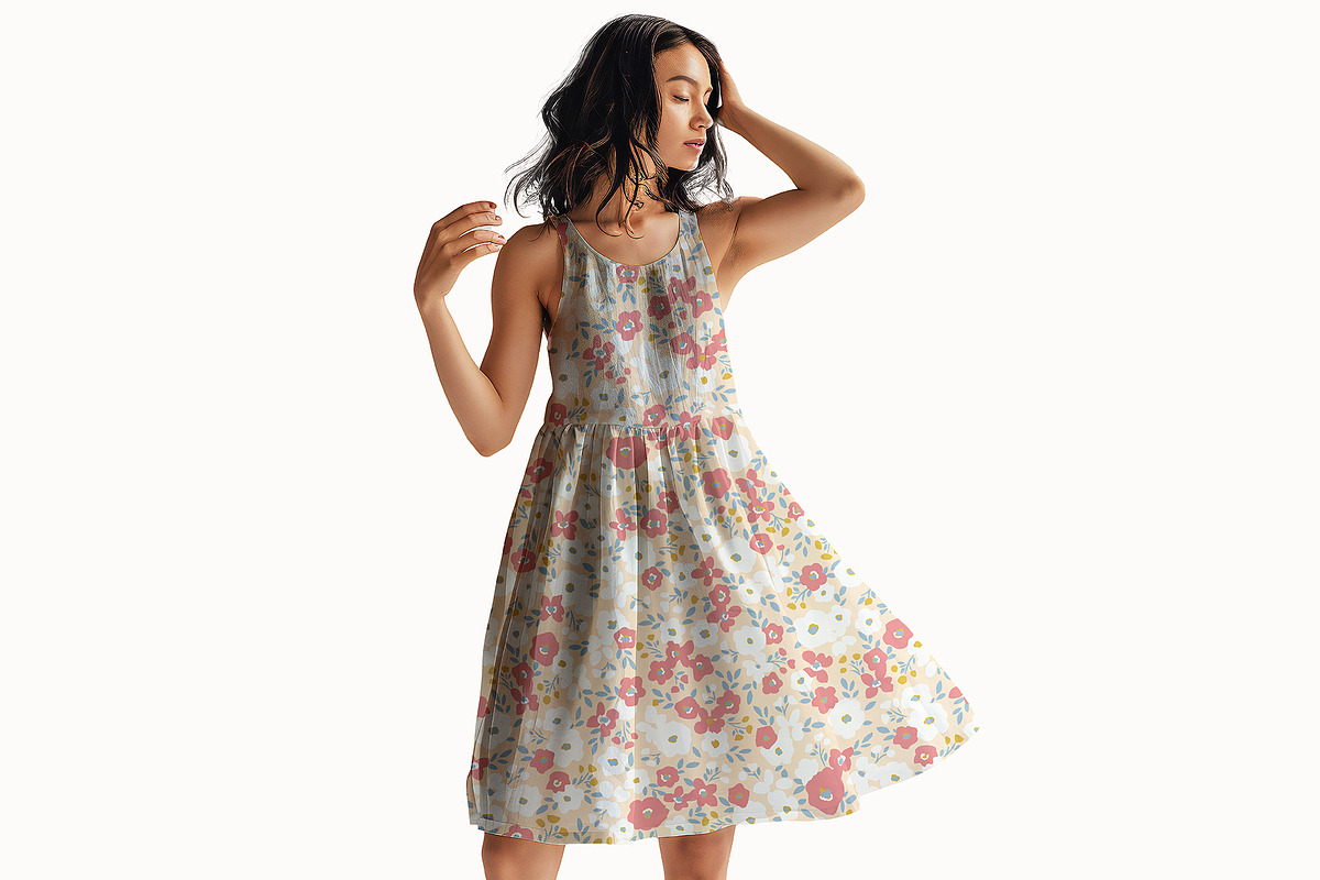 Botanical Elegant Floral Pattern, a Pattern Graphic by StudioGlouna (Photo 7 of 13)