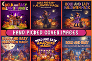 Bold & Easy Halloween Magic Coloring, a Seasonal Illustration by Ink Gallery (Thumbnail 3 of 4)