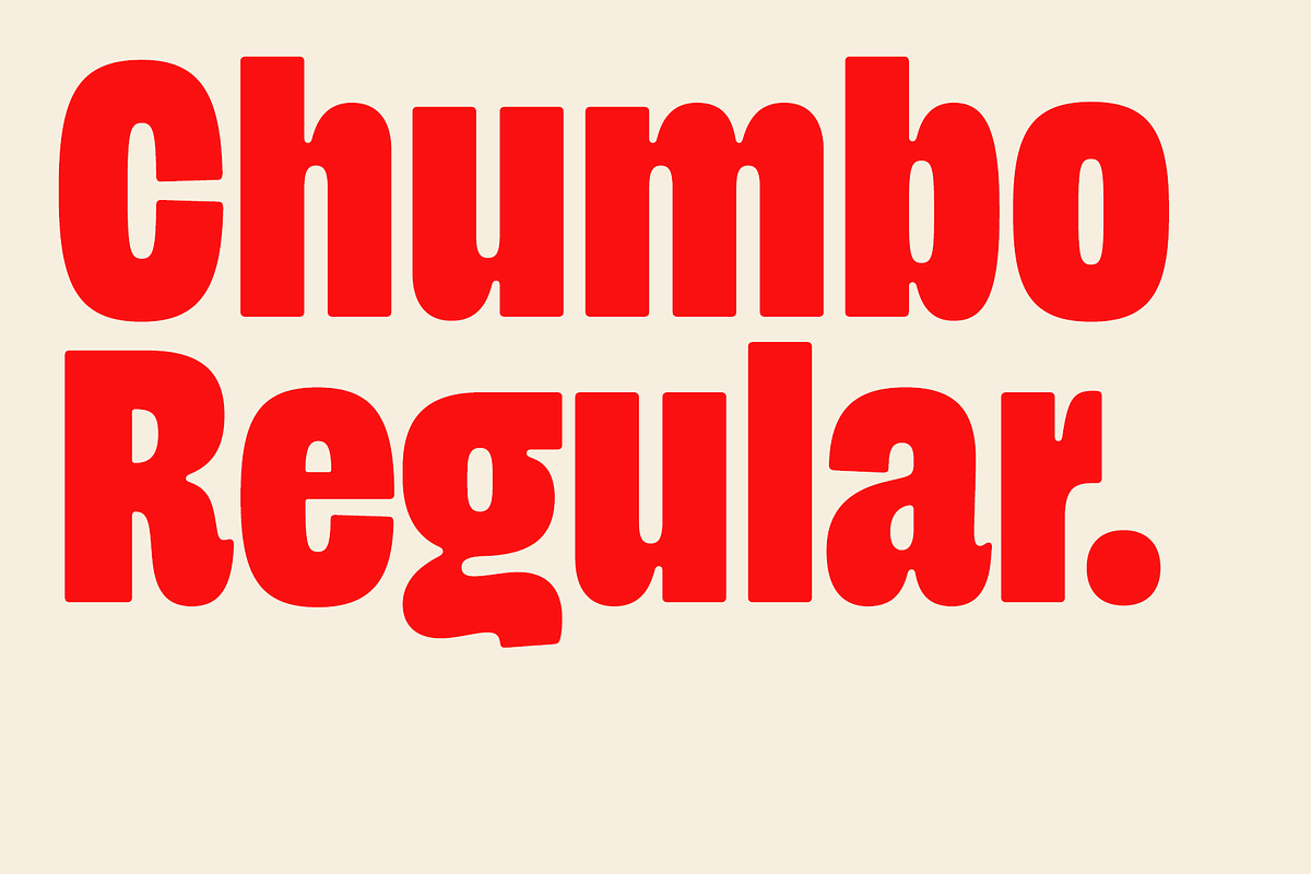 Chumbo, a Sans Serif Font by Haus Type (Photo 1 of 6)