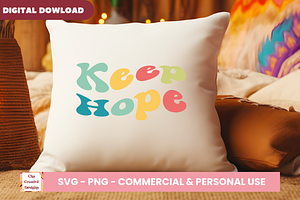 Keep Hope SVG Cut Files