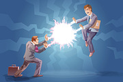 Confrontation, a Work Illustration by LEKS illustrations (Thumbnail 1 of 4)