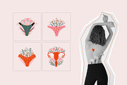 Cool Period Graphics, a Healthcare Illustration by AnkaDrozd (Thumbnail 5 of 8)