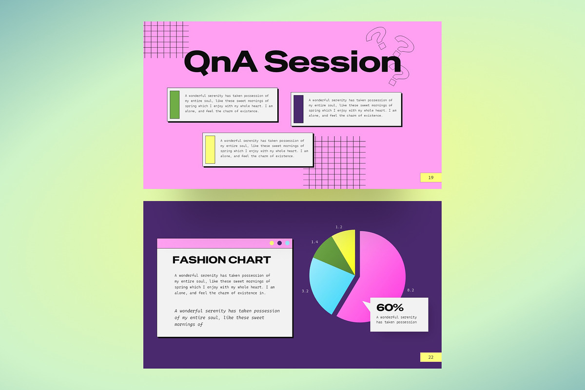 90's brutalism style PowerPoint, a Presentation Template by Premast (Photo 4 of 5)