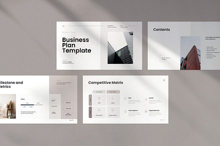 Business Plan GoogleSlide Template, a Marketing Template by creathrivestudio