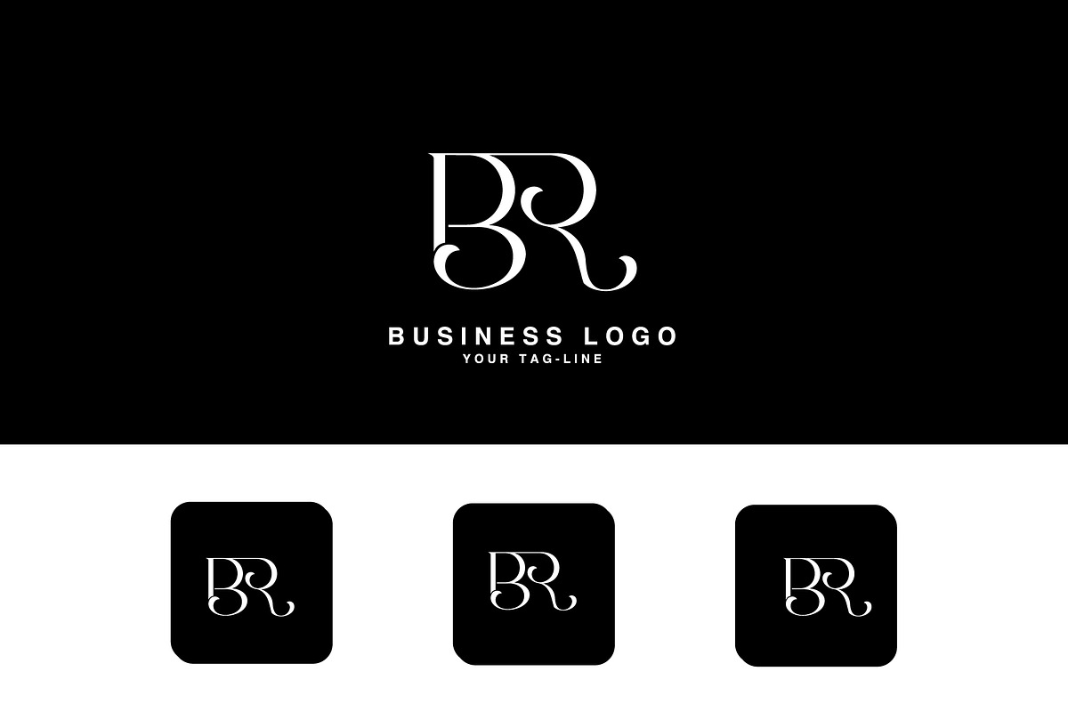 BR, RB, Abstract Logo Design, a Branding & Logo Template by art_creater